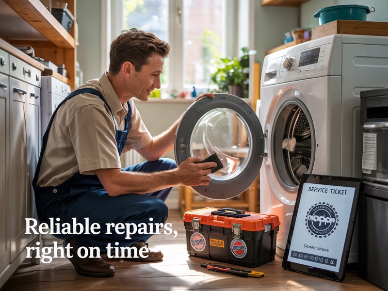 Appliance Repair professional at work